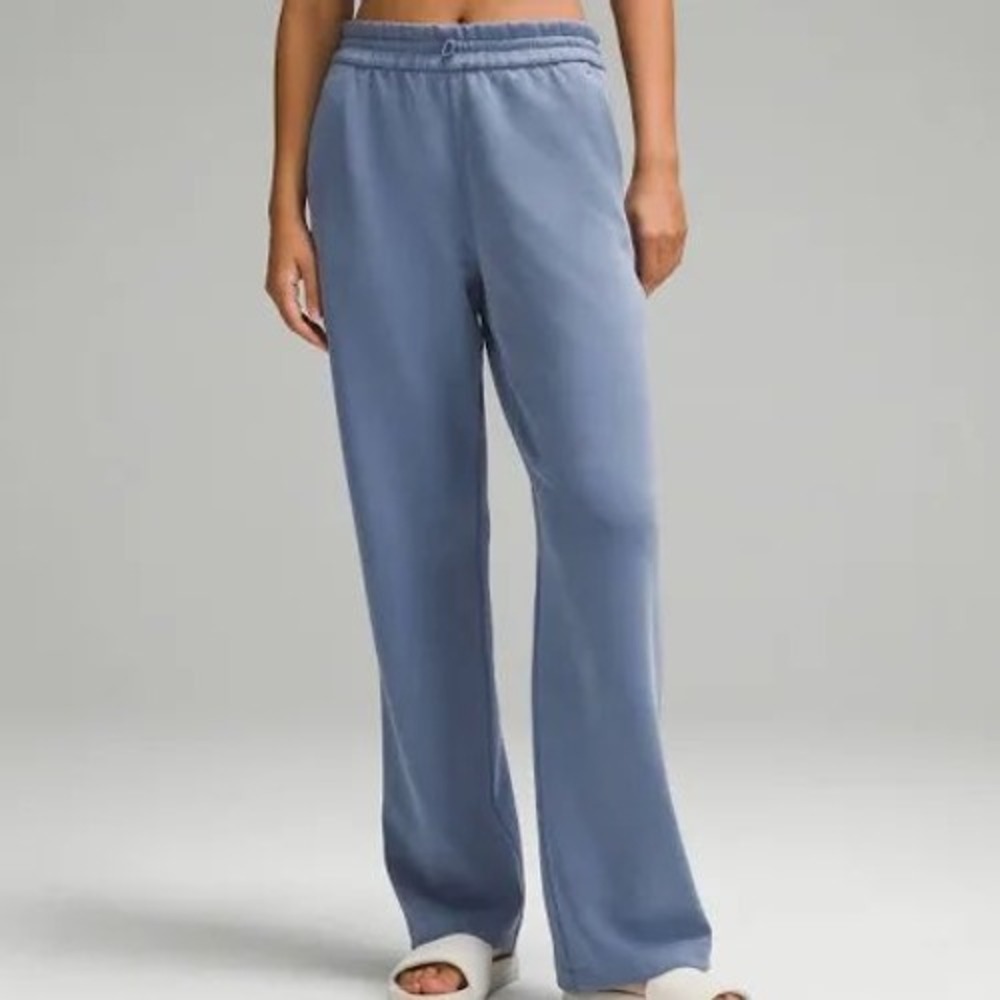 Lululemon Softstreme High-Rise Straight-Leg Pant Blue LW5EGTS Size 2